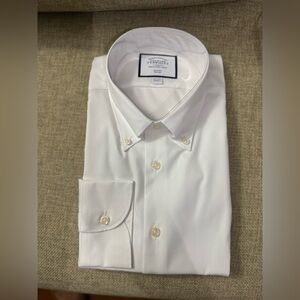 (NWT) Charles Tyrwhitt White Dress Shirt